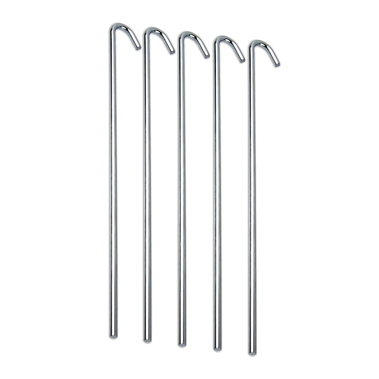 China Manufacturer Tent Garden Stakes Heavy Duty, Galvanized Steel Pegs Rust-Free Garden Edging Fence Hook, Landscape PinsGalvanized Steel Wire Tent Pegs,Zinc Coating Tent Stake Outdoor Camping Access