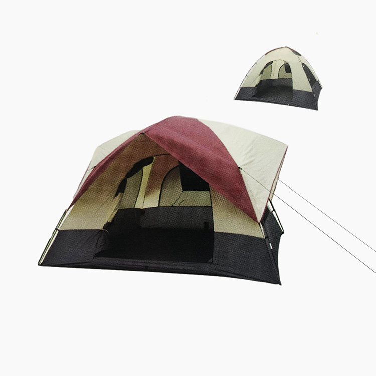 LAKE DOME 4 Person Outdoor Camping Tent,Double Layer Tent,4 Season Family Tent Shelter - 副本